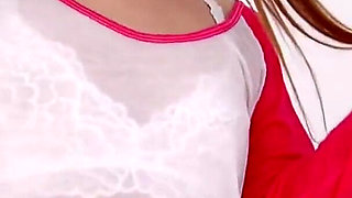 Cute blonde Lilly Ford POV no hands bj and cum swallow