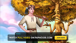 Wal - 17-18 - Missionary Sex in Cave with Sexy Teen Skinny Blonde with Huge Melons, Creampied with Monster Cock