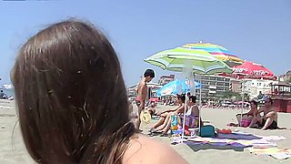 Leila - Public Girlfriend Fuck Near The Beach
