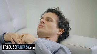 Freeuse fantasy - lucky stud gets to fulfill her fantasy of hardcore 2 hot ladies at the same time