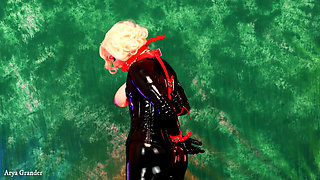 Bondage Gag MILF in Latex Free Porn Video.