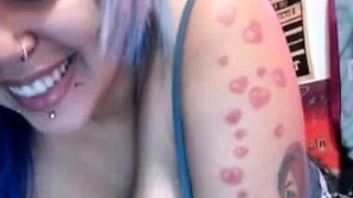 Great Big Boobs On Masturbating Redhead