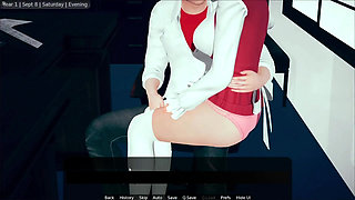Stepbrother Loves Spanking Japanese Stepsister Big Ass With Pink Pantie