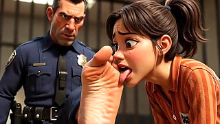 Licking Cop's Feet - Heavy Degradation