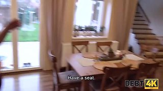 POV: Busty Redhead Housewife Pays Debt With Sex On Table - Jessica Red