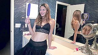 Masturbates On Her Bathroom Counter With Vanessa Bush