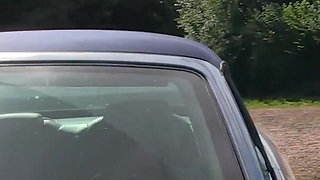 Sexy Big Tits MILF Wife Summer Rose Gets Fucked Outside by Her Hubby