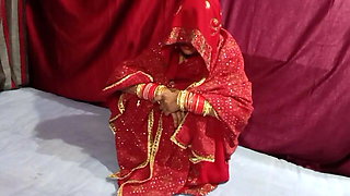 Indian newly married wife first night sex IN bedroom