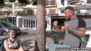 German Teen Model First Time Public Sex Casting on Mallorca Street - Amateur Outdoor Pickup