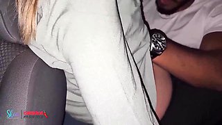 The hotwife observed his wifey meeting the BIG BLACK COCK in front of everyone