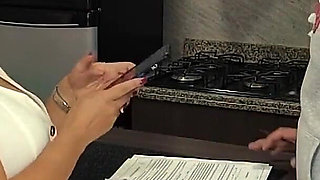 Hot Latina Contractor Fucks Me at Home and Swallows My Cum After Deep Blowjob