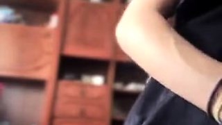 Blonde emo amateur solo masturbation