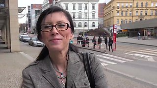 Czech MILF Secretary Picked up and Fucked