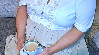 Desperate Granny Audition - BBW Wife Big Natural Tits Homemade