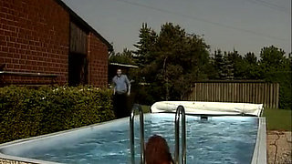 This Classy Lady From Germany Got Fucked at a Pool Party