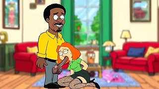 Hot Wife Cheats with BBC - Animated Cartoon Parody