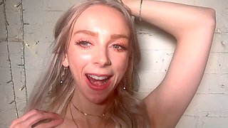 Cute face, freckles, erotic audio