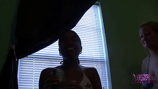 Shy Latina Amateur First Time Lesbian Fingering & Pussy Eating with Friend