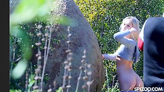 Sky Pierce Blond Gets Made Love On Outdoor Hike