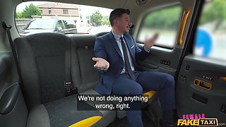 Antonia Sainz Suits Up for a Wild Taxi Encounter