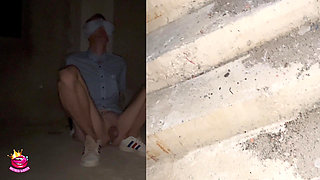 Left Alone Bound Blindfolded Naked and Exposed