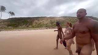 Nude Beach Fun with Hot Teens in Bahia