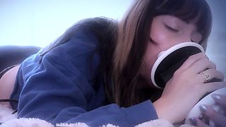 SkepticalPickle ASMR - Comfy Cozy Ear Licking in Bed