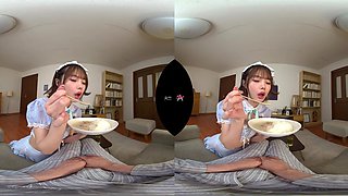 Asian cutie hot VR erotic video