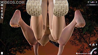 3 DIMENSIONAL Drilling a Huge-titted Cougar in numerous pose