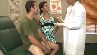 Doctor and mom can&#039_t resist to suck a nice cock to drink all the juice