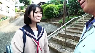 Asian schoolgirl introduced to the pleasures of hardcore sex