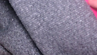 Tiny Tit Babe Sucks and Jerks off