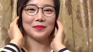 Korean Beauty with Her Glasses - Secretly Ample Bust Are Just Begging to Be Squeezed