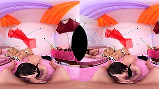 VR sex with horny Japanese babe
