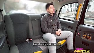 Fake Taxi Redhead Cherry Candle Gets Big Dick Blowjob & Makes Her Orgasm in Taxi