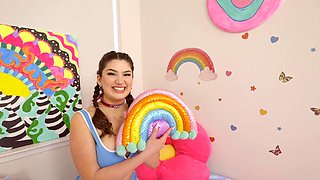 Dirty Charles gets face fucked by blonde bombshell