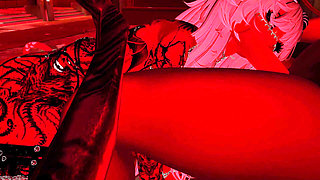 VRCHAT little devil gets fucked by her master