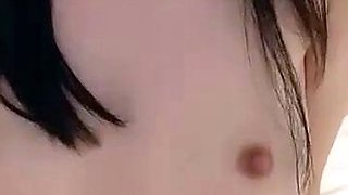 Close up POV of teen sucking cock