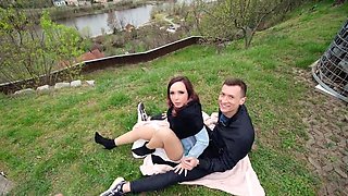 Cuckold bf watches Jessie Clark's cunt getting pounded