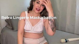 Seska Retro Lingerie Masturbation LEWD