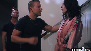 Big boobed whore has to prove her loyalty