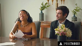 PURE TABOO Lustful Bride Gizelle Blanco Shamelessly Teases Her Husband In Front Of Wedding Witnesses: Porn