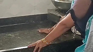 Desi Indian Kavita Maid Fuck with Houseowner Tatya in Kitchen, Pussy Licking, Licking Ass, Missionary, Doggystyle, Hindi Audio