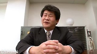 JAV Gangbang Office Sex - Japanese Secretary MILF Fucked Hard in Tokyo