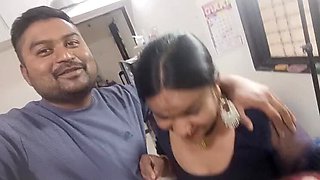 Desi Indian Bhabhi Kavita Cheats on Husband with Brother-in-Law in Kitchen Fuck