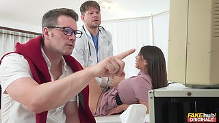 couples visit to doctor ends up in wife getting fucked