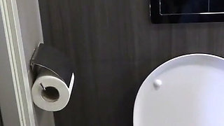 Flushing the toilet pervert