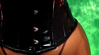 Sexual latex rubber MILF Arya Grander slow meditative JOI