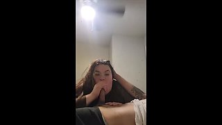 Chubby Latina Gives Sloppy Dick Suck