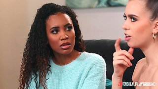 Demi Sutra's Secret Lesbian Passion in Living Room